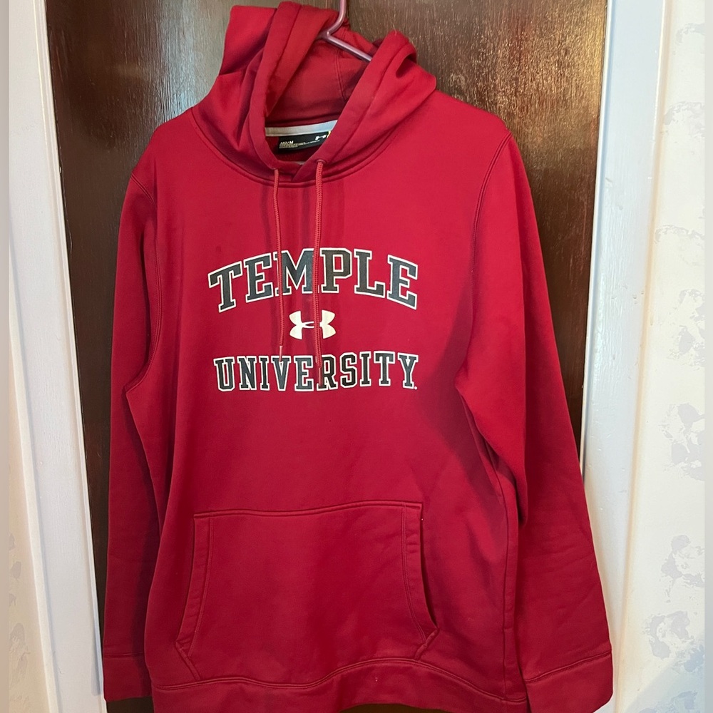 Temple University Burgundy hoodie
